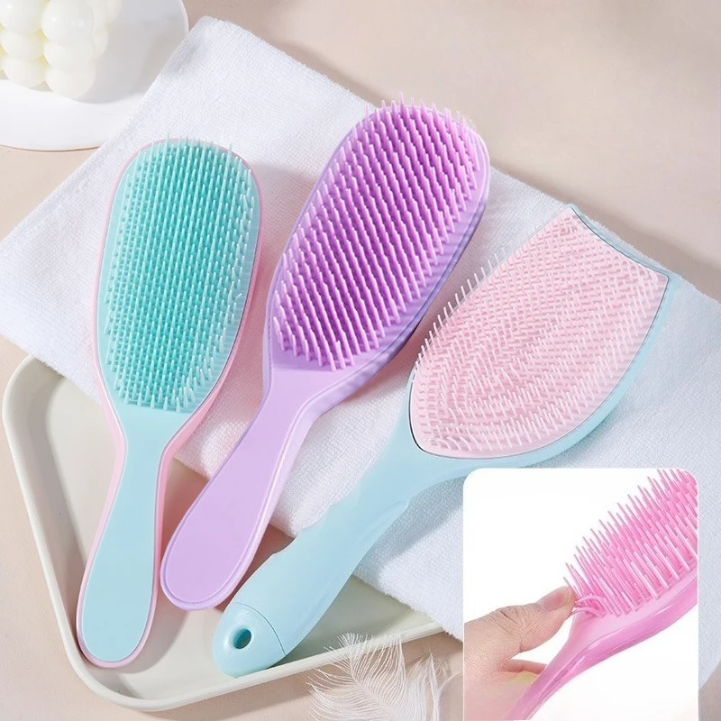 Head Massage Detangling Hairbrush Anti Static Winding Comb Soft Long Hair Styling Smooth Hair Brush Pro Salon Hairdressing Tools