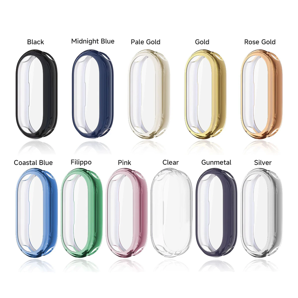 Cover For Xiaomi Mi Band 10 Smartwatch Soft TPU Screen Protector All-Around Protective Bumper Case for MiBand 10 Accessories
