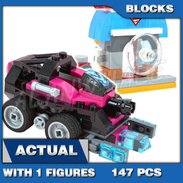 

223pcs Super Girls Tank Doghouse with Shield Fire Hydrant Catapult Kryptomite 10613 Building Blocks Toys Compatible With Model