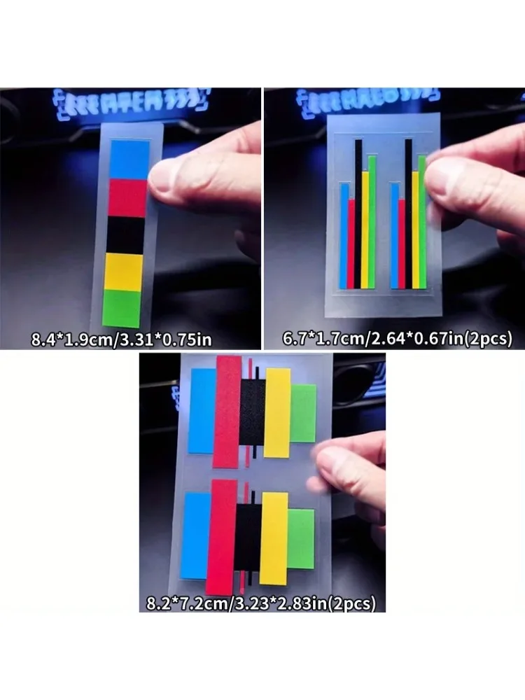 AliExpress NONE UCI Rainbow Champion Stickers, Waterproof Vinyl Bike Decals, Durable Decor for Bicycle Frame Fork Handlebar