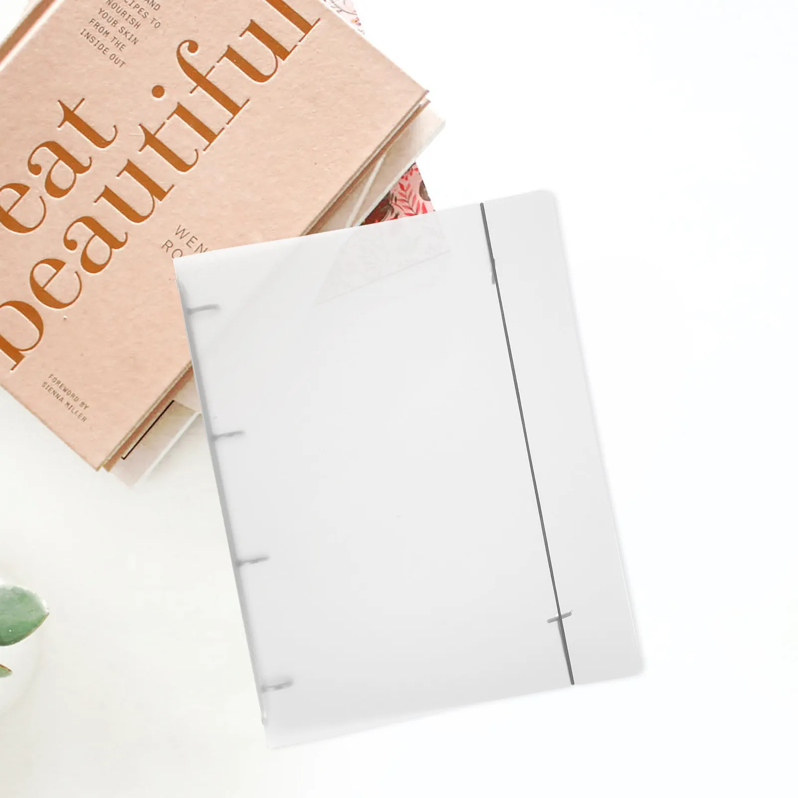 

Transparent PP Document Folder Bag Lightweight Portable File Organizer for A4 Papers Receipts Business Cards Coupons Tickets and