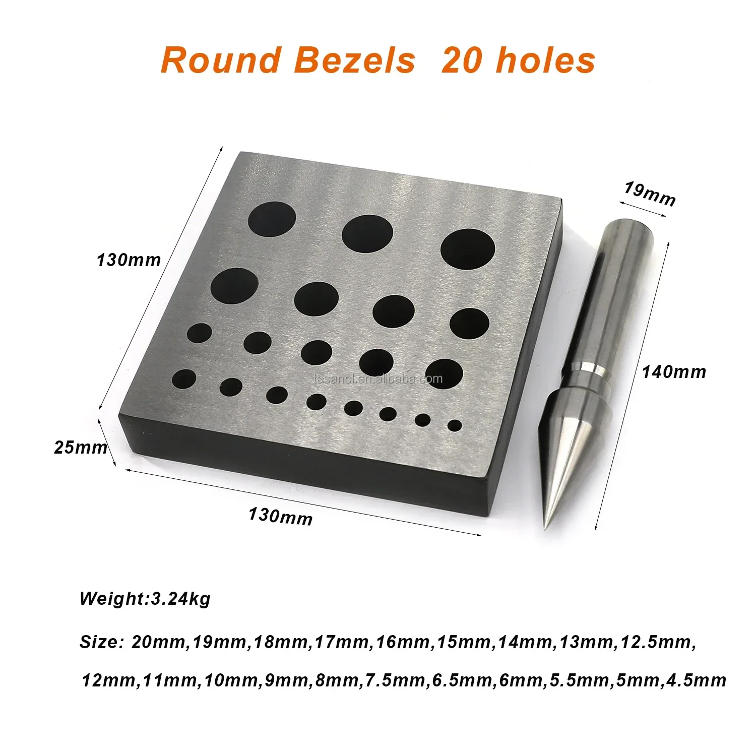 Jewelry Making Tools Jewelry Cutting Cutter Accessories Bezel Block & Punch Oval Narrow Bezels Making Block