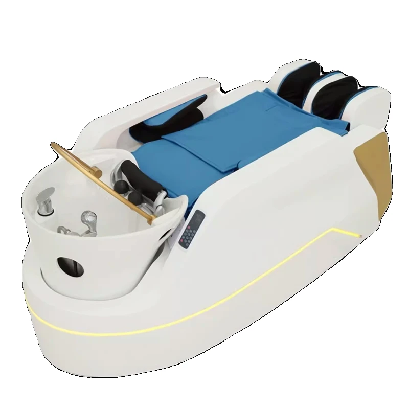 Fully automatic intelligent electric massage shampoo bed, hair salon, hair salon, hair therapy massage bed