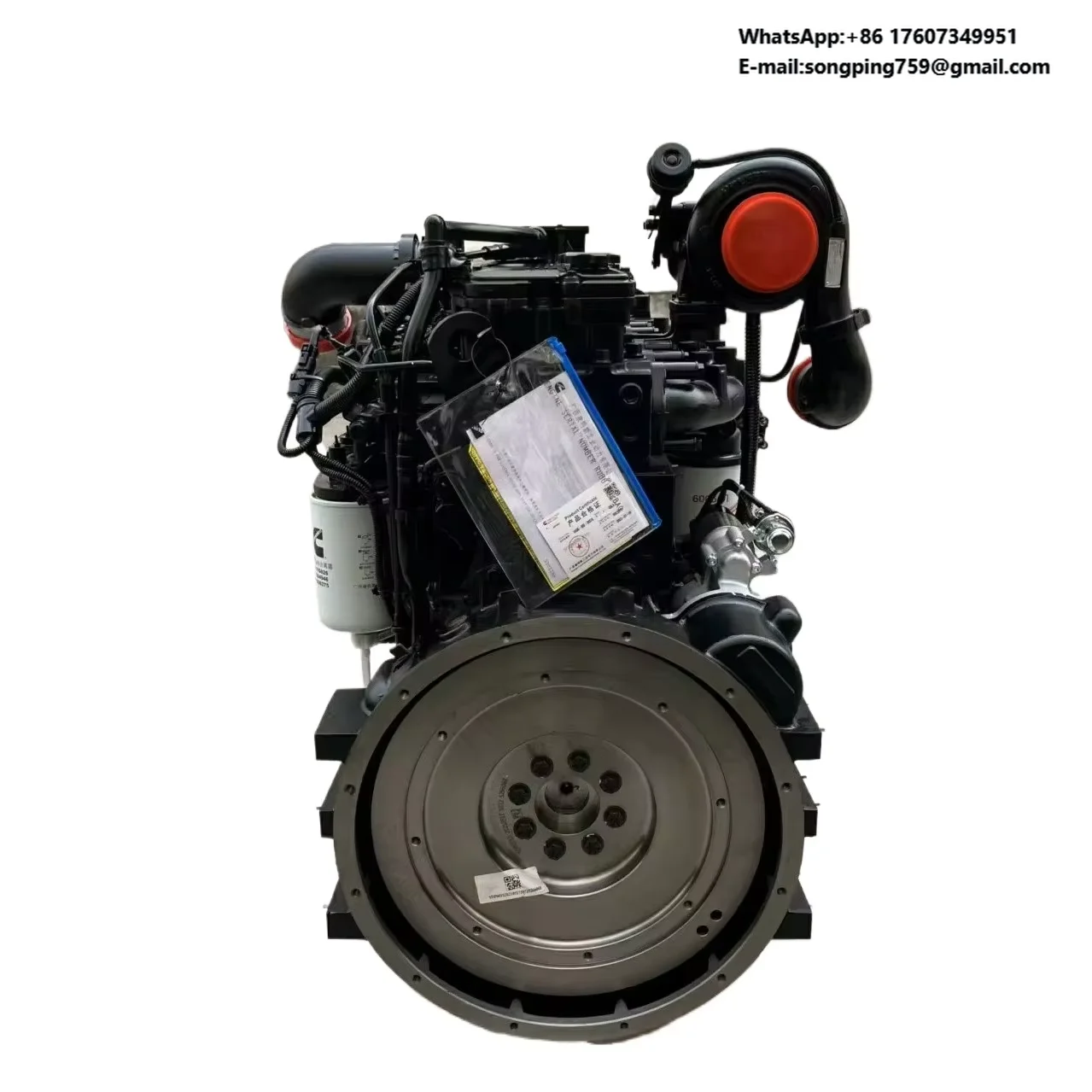 The Engine Is an Original DCEC Brand-new QSL8.9 Construction Machinery diesel Engine Assembly