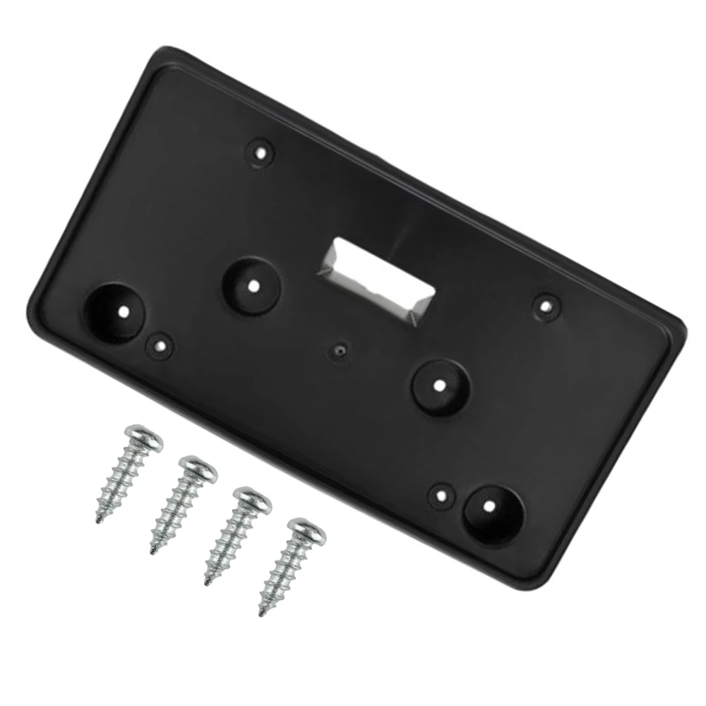 ل 2009 2010 2011 2012 تشيفي ترافيرس المصد الأمامي للسيارة إطار لوحة الترخيص قوس ABS مع 4 مسامير 25826201 GM1068142 #5