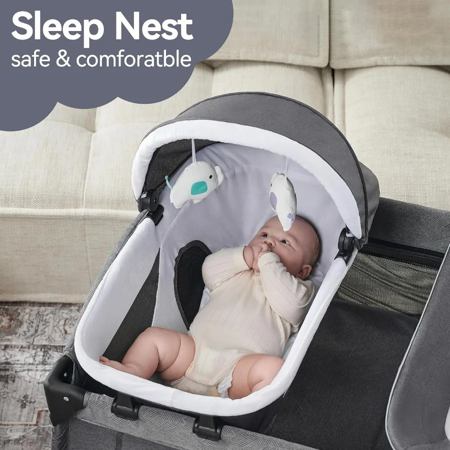 روضة أطفال محمولة قابلة للطي لطاولة تغيير مرتبة الأطفال حديثي الولادة #5