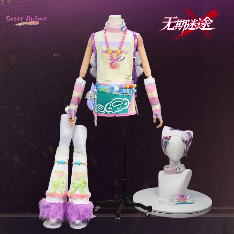 

Path To Nowhere Poffy Cosplay Costume Uniform Outfit Headwear Backpack Hat Halloween Party for Women Role Play Props