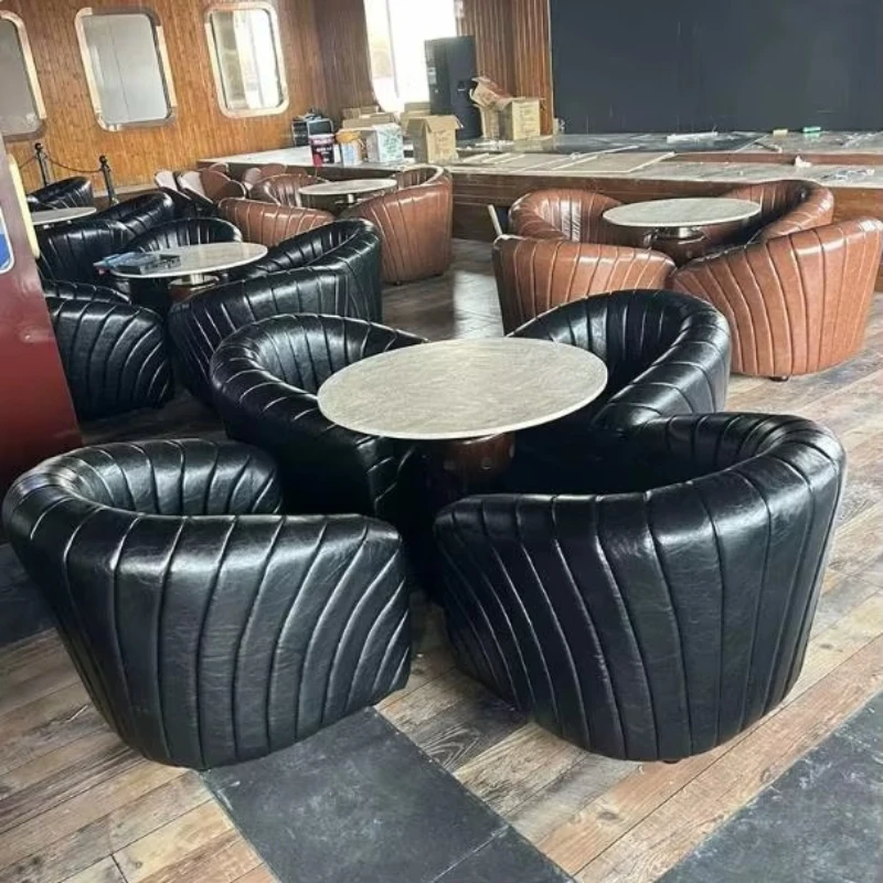 

Modern antique design wooden dining rooms, durable and environmentally friendly restaurant commercial furniture