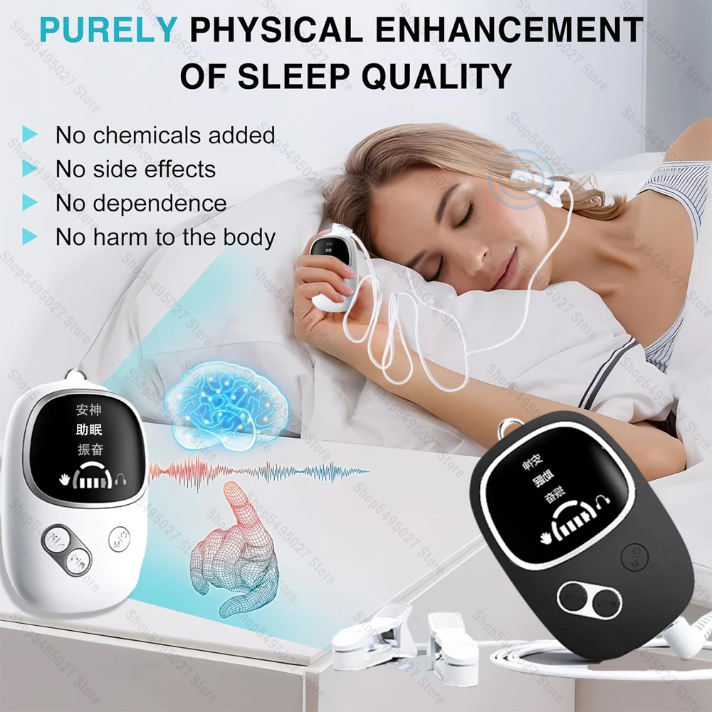 

Handheld Sleep Aid Device Relieve Insomnia Instrument Help Sleep Night Anxiety Therapy Relaxatio Pressure Relief Sleep Device