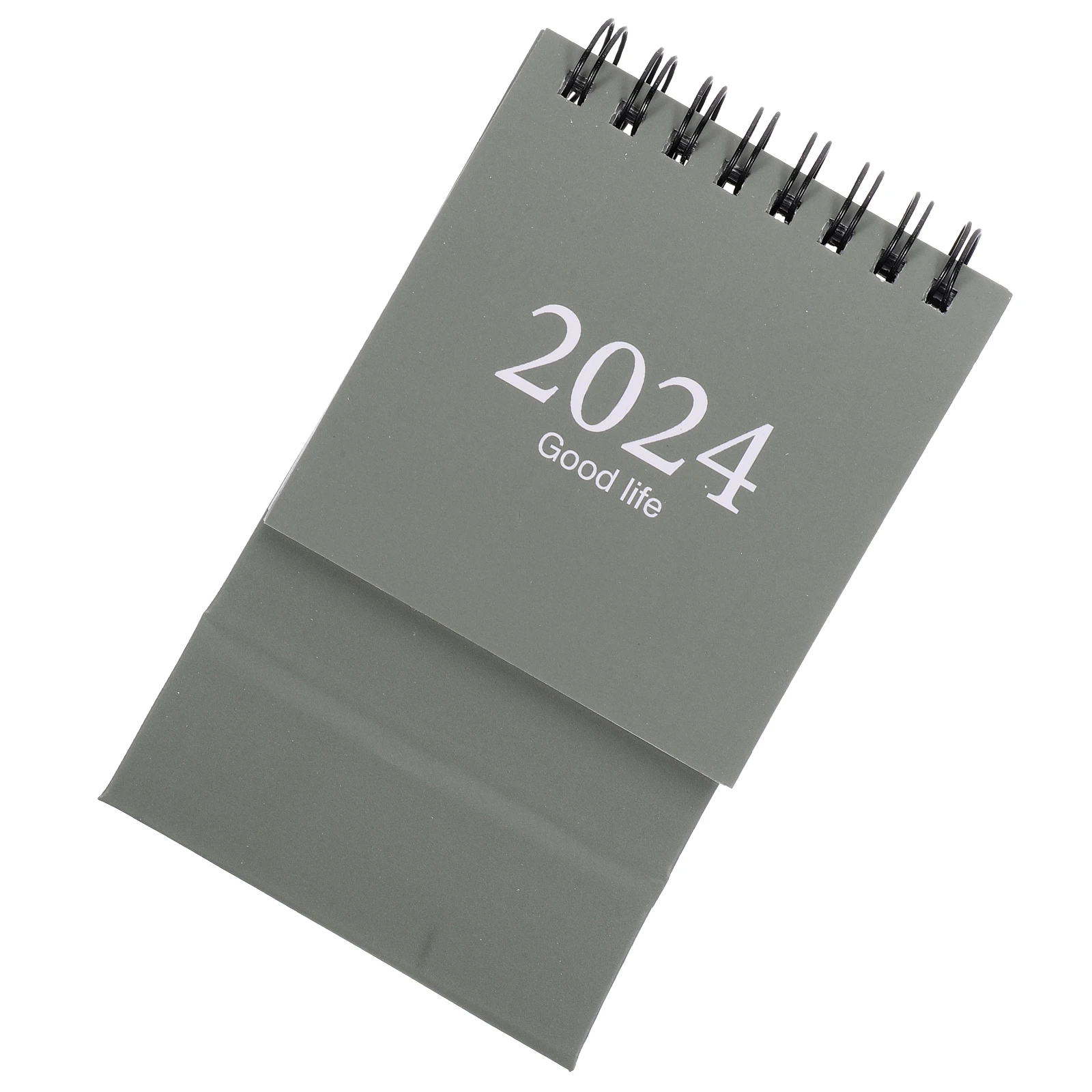 

2024 Desktop Small Mini Paper Office Decorative Monthly Stand Calendar For Desk Flip Thick Pages Scheduling Daily Use Organizer