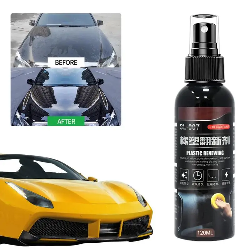 

Car Interior Restorer Stain Removal Trim Restorer For Cars Non-Sticky Stain Removal Cleaning Spray To Resist Water Car Care