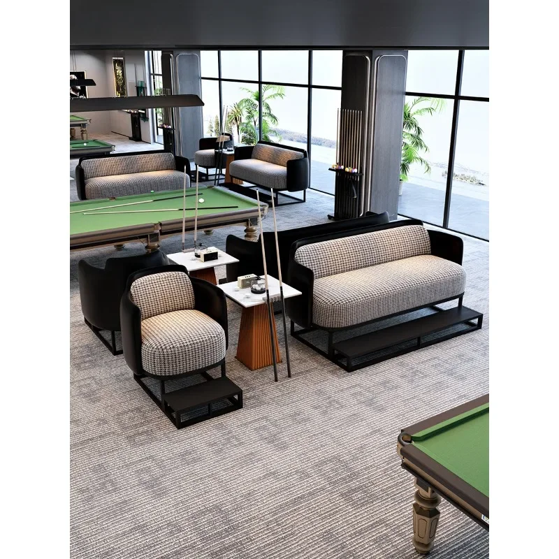 sofa  viewing chair Billiards room sitting area Billiards hall Game special viewing chair Leisure table and c