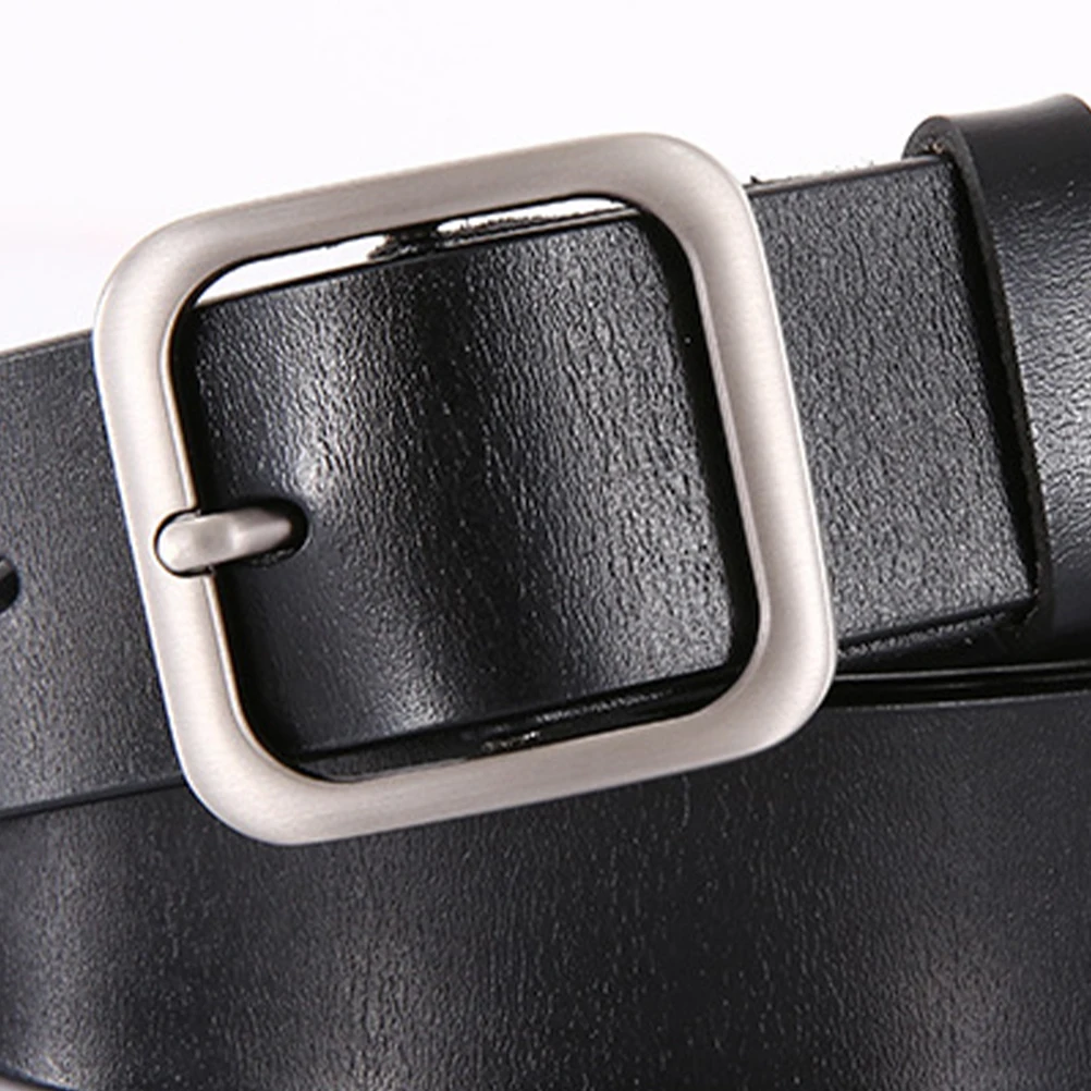 

Square Buckle Belt Adjustable Belt For Women Black Silver Golden Casual Fashion Accessories For Female