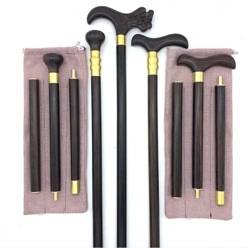 

NEW Outdoor EDC Three-Sectiones Removable Chicken Wing Wood Walking Sticks Climbing Sticks Stick Trekking Poles Safety Tool