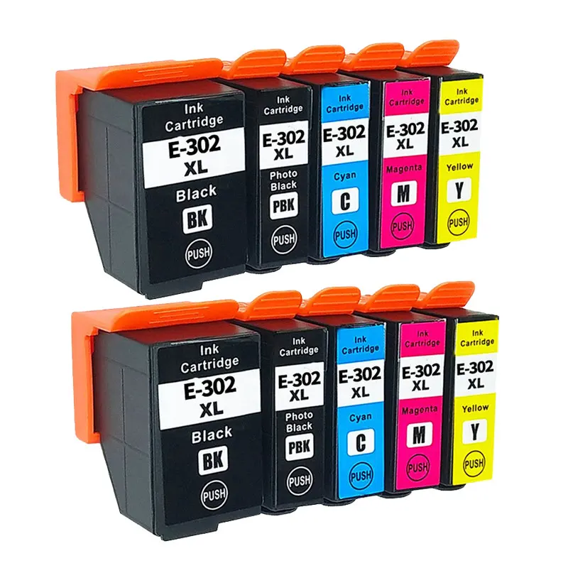 Kompatible Tintenpatrone für Epson 302 302XL 302XLBK 302XLPBK 302XLC 302XLM 302XLY Expression Premium XP-6000 XP-6100 Drucker