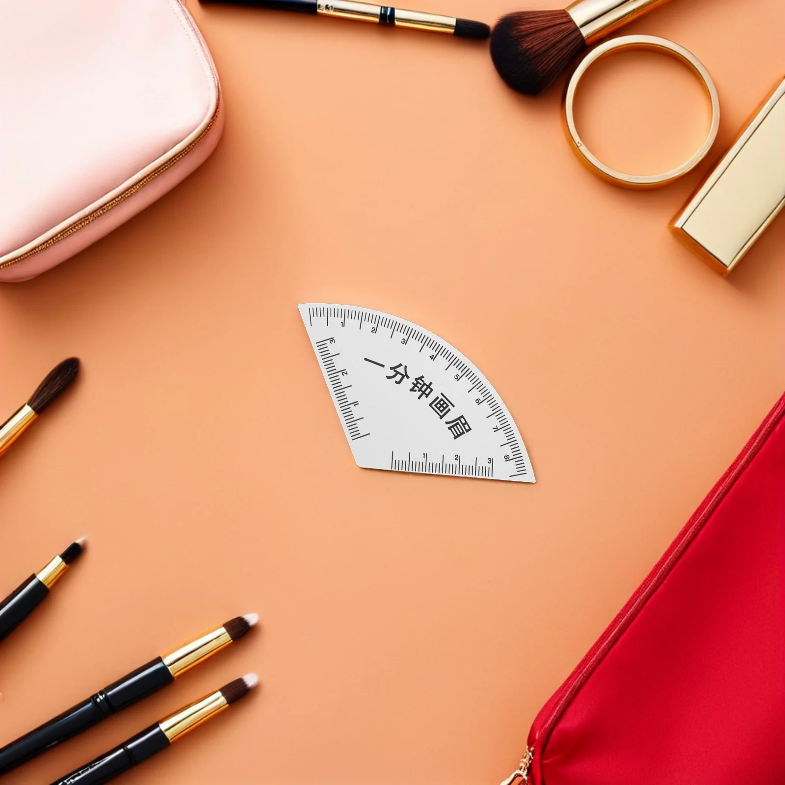 Règle de symétrie des sourcils, pochoir de mise en forme en PVC, outil de dessin, aide au maquillage Portable, outil de mise en forme des sourcils, règle de guidage pour les sourcils, 2 pièces