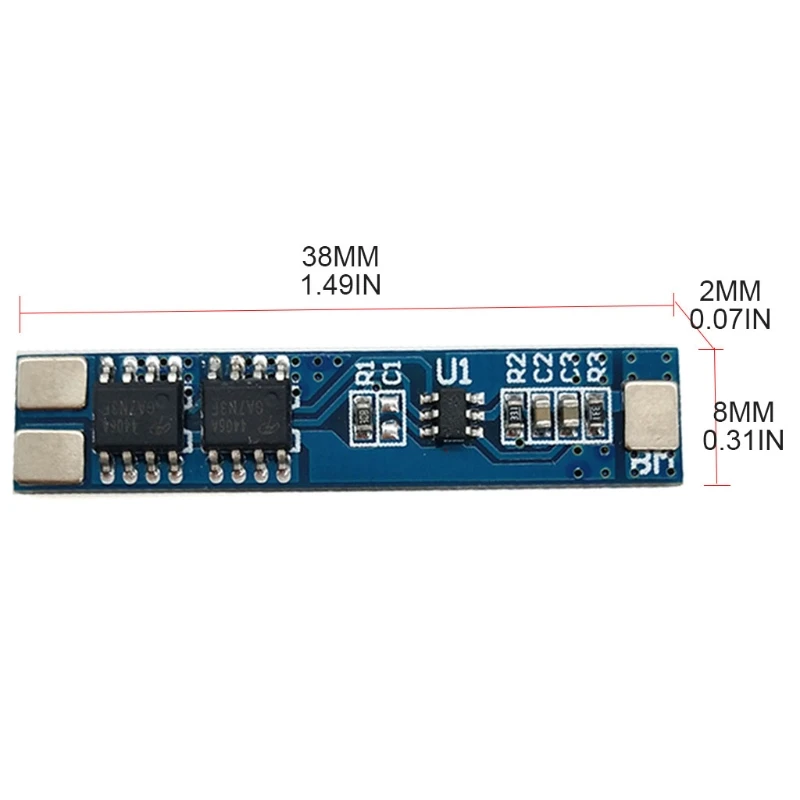 M6CF 2S 5A 18650 Lithium Charging for Protection Board Module 7.4V 8.