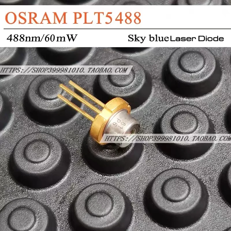 OSRAM PLT5 488 60 mW 5,6 mm himmelblaue Laserdiode mit PD (nagelneu)