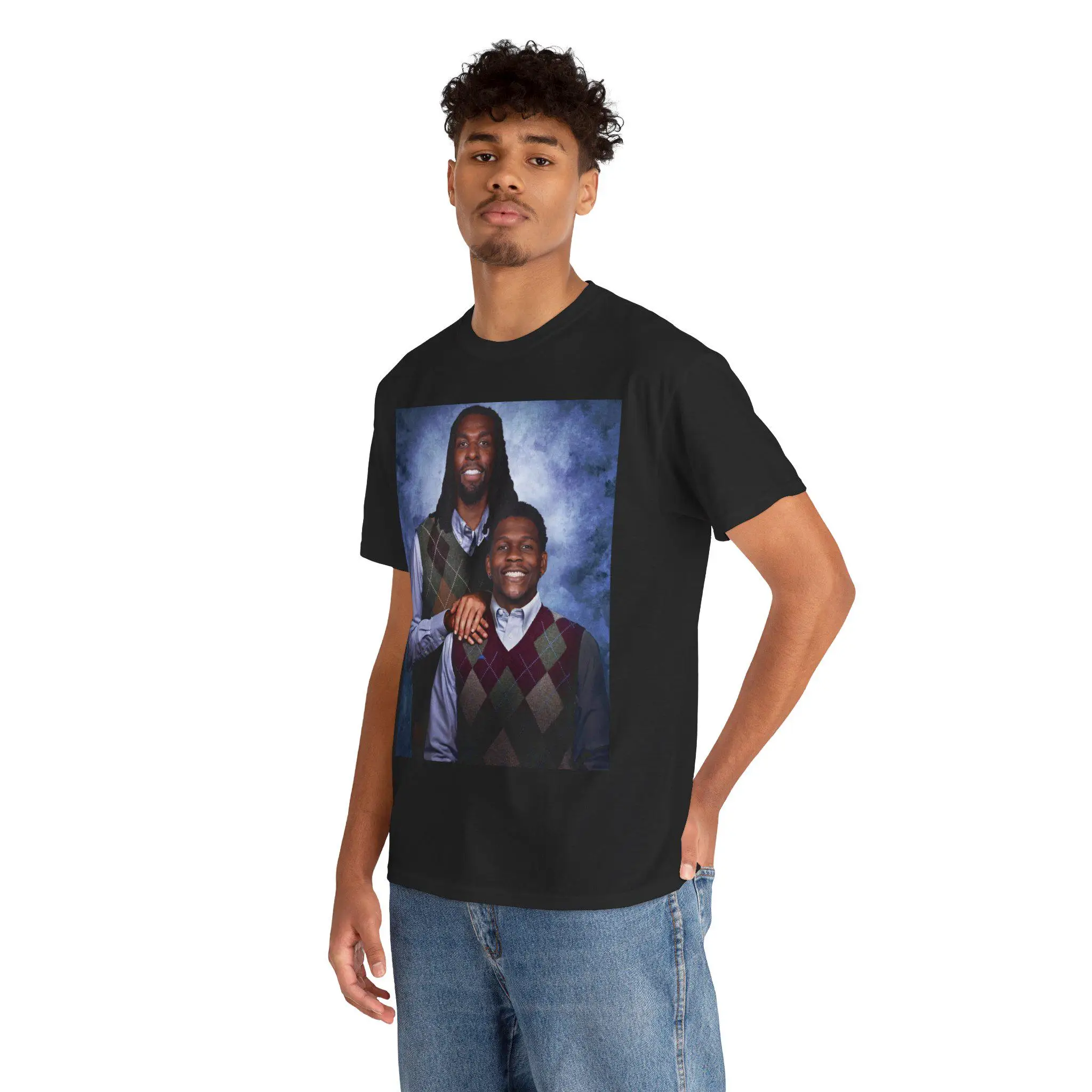 Anthony Edwards Naz Reid Step Brothers Minnesota T-Shirt, Step Brothers Basketball-Shirt, Timberwolves Basketball-Shirt – Detail 2