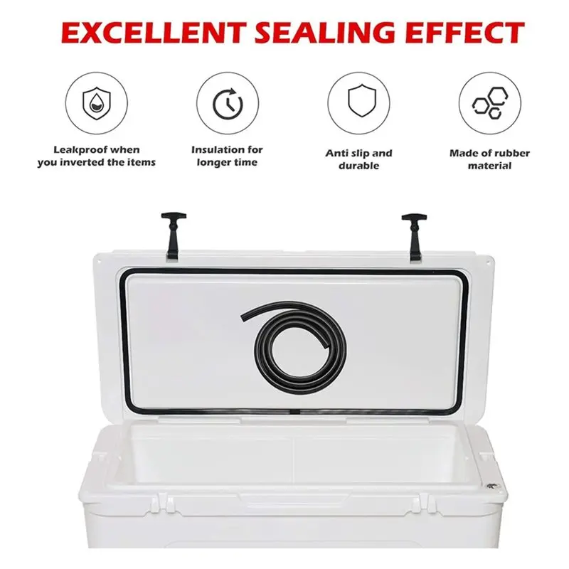 YANA50I Replacement Freezer Gasket Lid For RTIC Cooler- Gasket Parts For Cooler Accessories