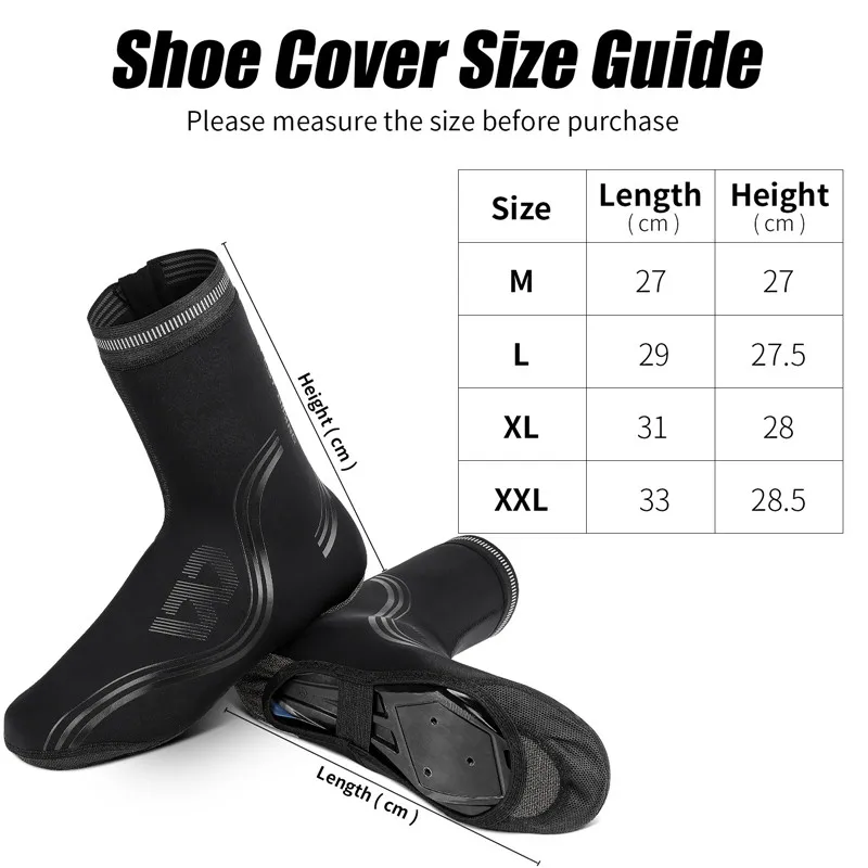 Cycling Boots Shoe Cover MTB Waterproof Warm Shoe Protector Windproof Outdoor Riding Thick Overshoes Boot Covers Rainproof