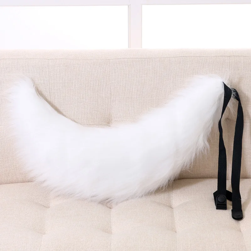 DIY Anime Fox Long Tail Furry Tassels  Hair Clip Cosplay Prop  Birthday Wedding Decor Party Costume   Halloween  Festival