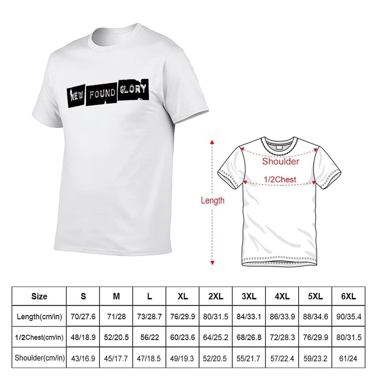 New Found Glory T-Shirt man t shirt cotton high quality black cotton t-shirt plain for man package T-Shirt