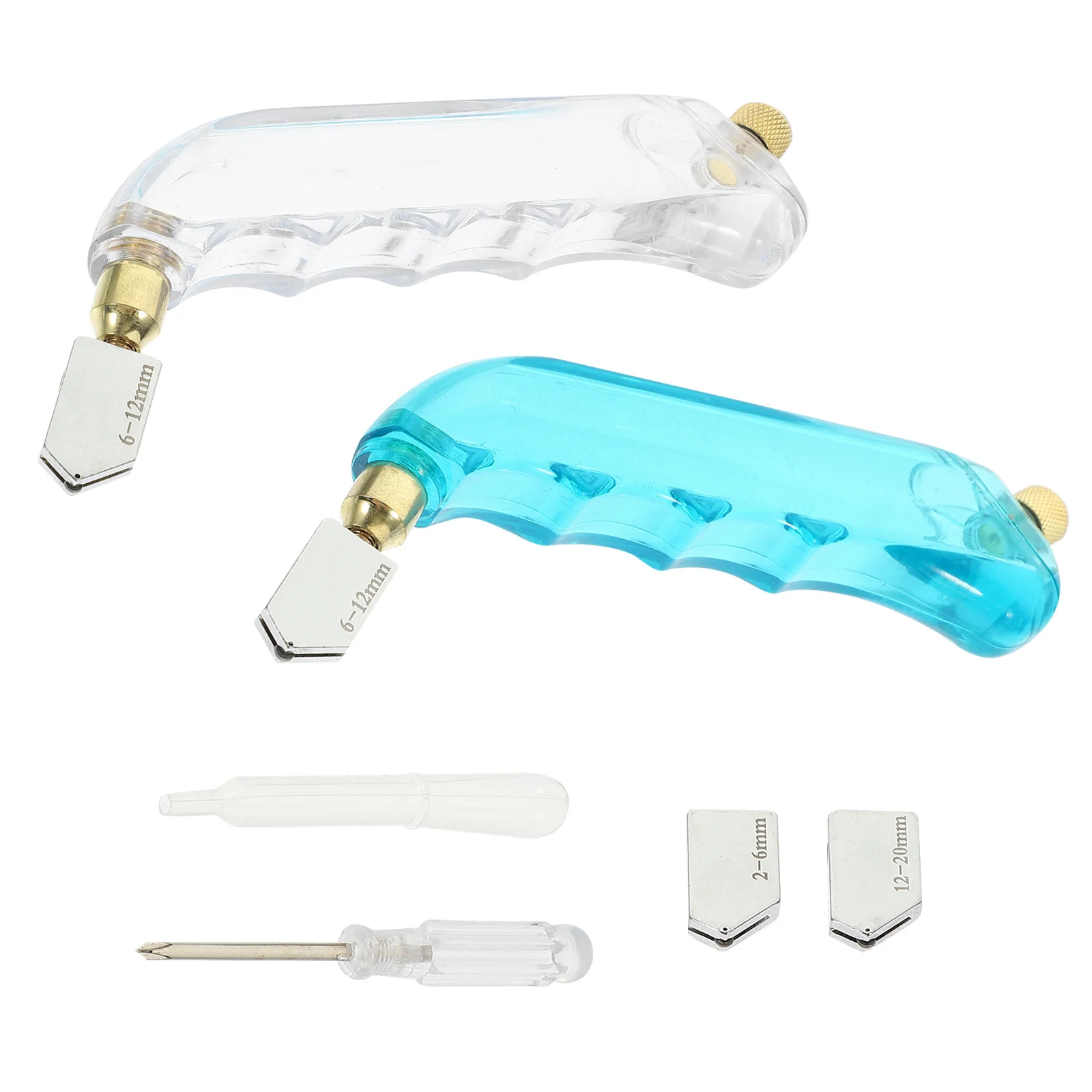 

1Set Glass Cutter with Oil Feed System Heavy Duty Wear Resistant Bottle Cutting Tool for DIY Crafters Artists Multifunctional