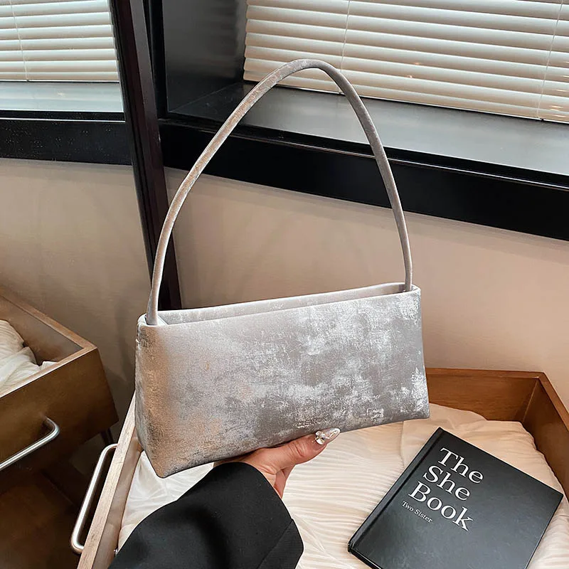 Version Of Niche Design Wand Underarm Bag High End Retro Solid Color Simple Shoulder Bags Crossbody Bag For Women