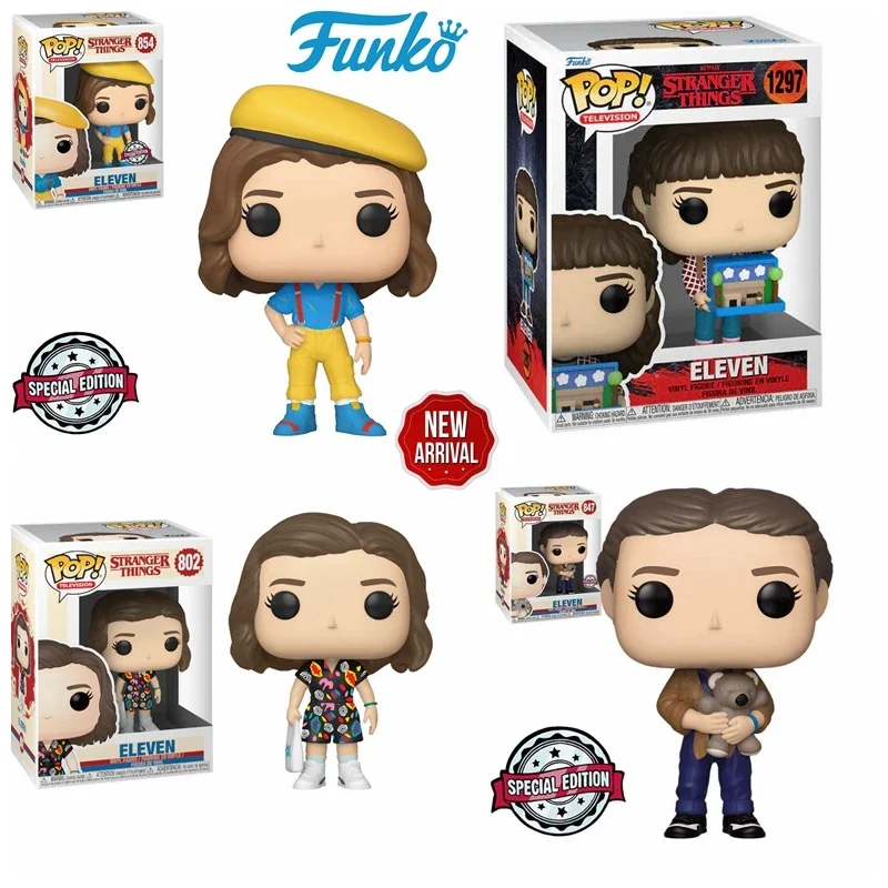 FUNKO POP TELEVISIÓN Stranger 847 #   Undici 802 #   1297 #   854 #   WILL 1242 #   JOYCE 1254 #   DUSTIN 1240 1243 #   Cosas figuras de vinilo de juguete