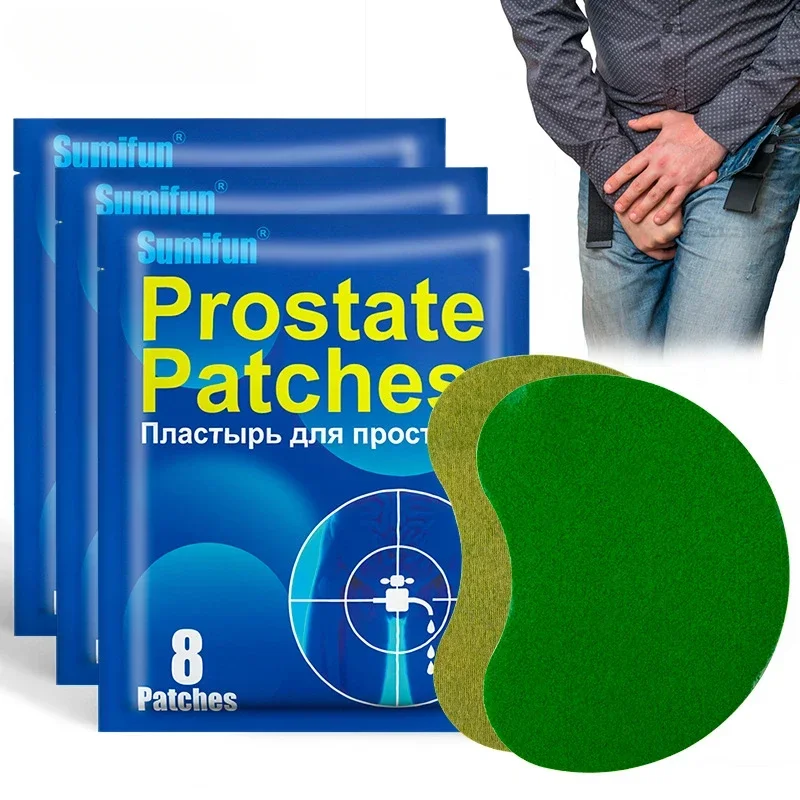 

8Pcs Prostatitis Prostate Treatment Patch Man Prostatic Navel Plaster Strengthen Kidney Herbs Medical Patch Relief Urethritis