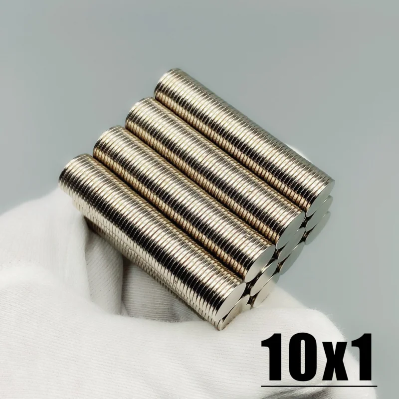 10-500pcs Standard Size 10x1 10x2 10x3 12x1 12x2mm N35 NdFeB Magnet Round Shape Magnet Magnetic Materials Home Office Magnet