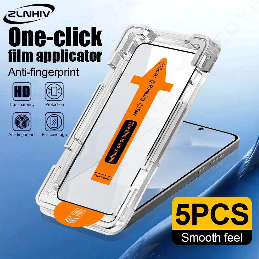 

5Pcs Phone Screen Protector for Samsung S26 Ultra Protective Film Tempered Glass S25 Plus S24 Glass smartphone S23 S22 S21 Plus