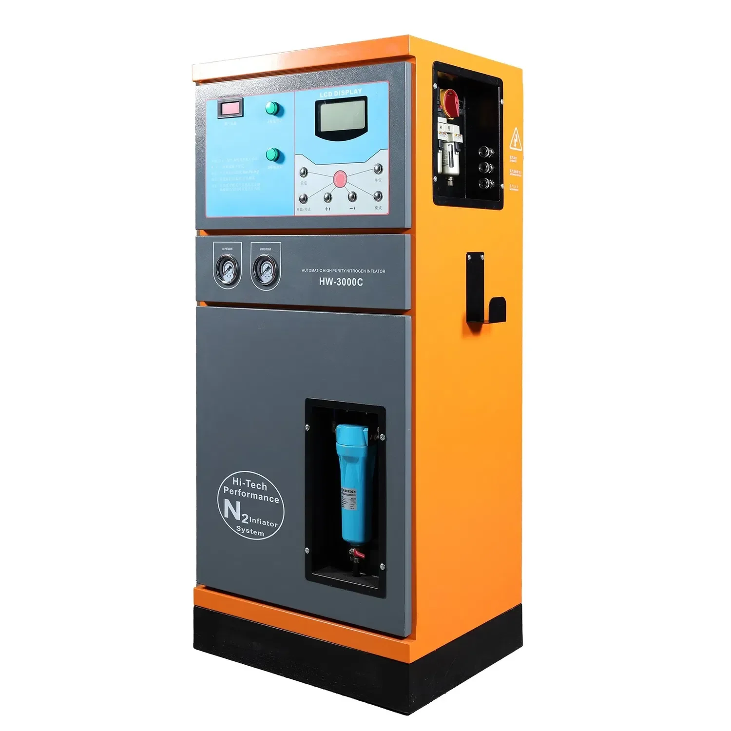 

Генератор азота для накачки шин 220В, 60-литровый бак, 97% высокой чистоты, аппарат для производства азота