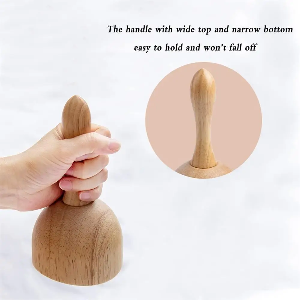 Wood Therapy Cup Wood Therapy Massage Tools Body ShapingTool for Lymphatic Drainage & Cellulite Reduction,Maderoterapia Massager