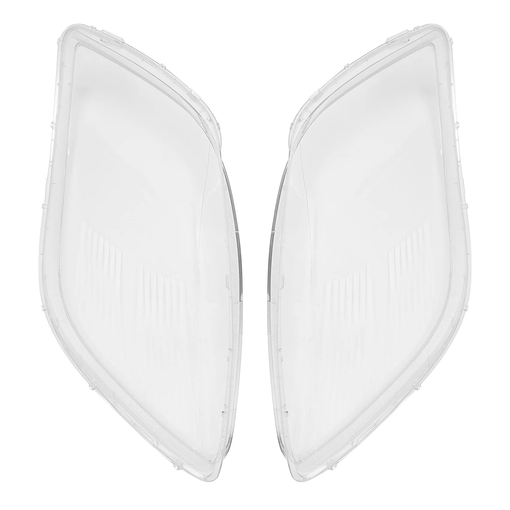 2Pcs Car Left and Right Side Headlight Clear Lens Lamp Shade Shell Cover for Toyota Yaris 2008 2009 2010 2011