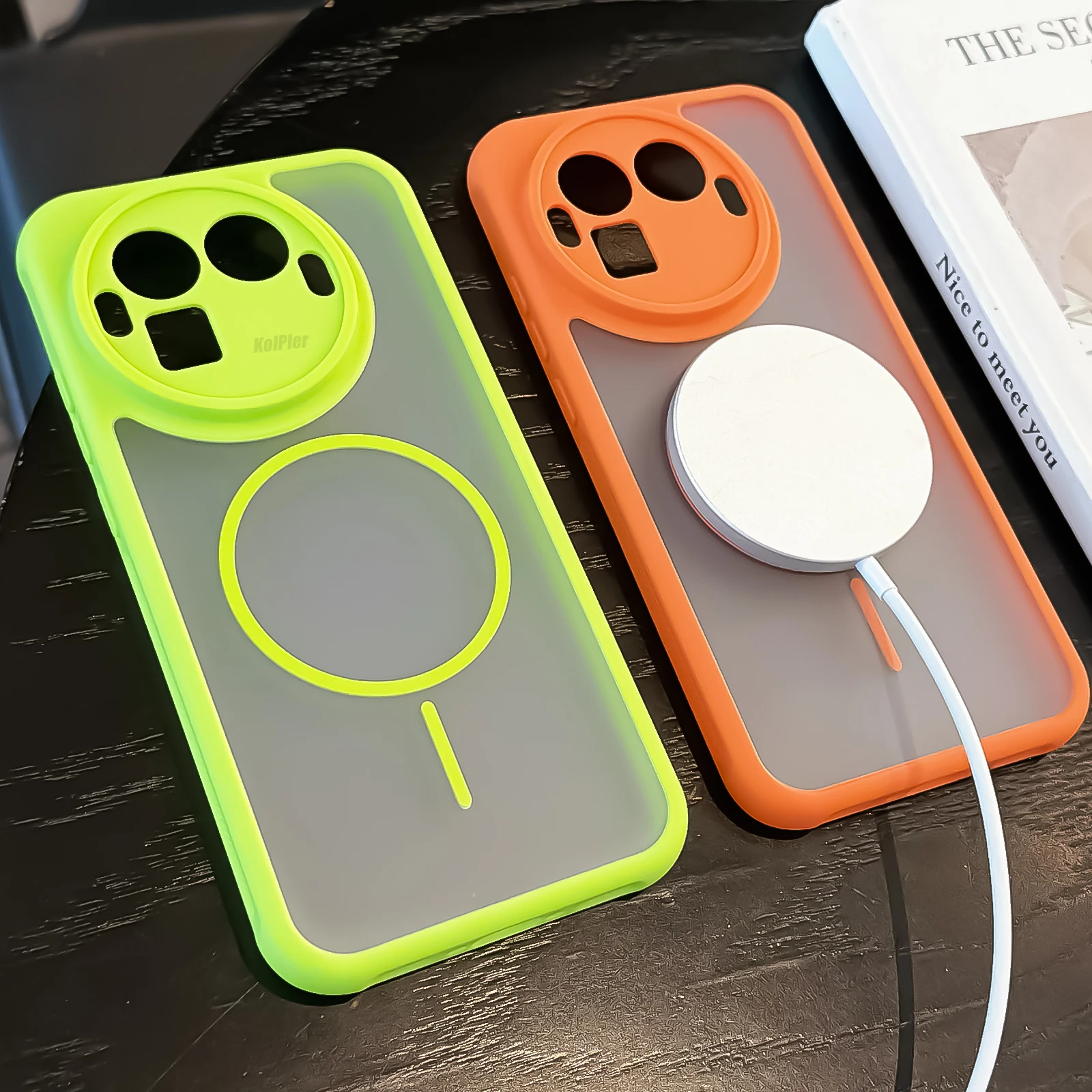 Realme GT8 Pro Protective Magnetic Shell Matte Semi Clear Anti-Stain Cooling Vent Design Soft Skin Touch Wireless Charging Case