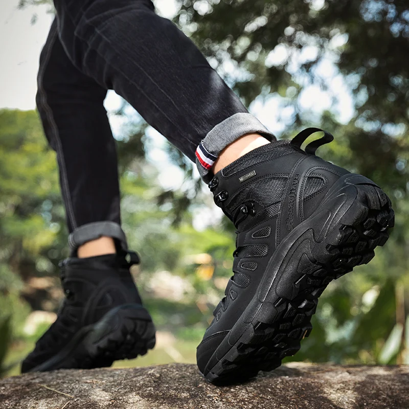 أحذية الرجال أحذية المشي لمسافات طويلة المضادة للانزلاق في الهواء الطلق أحذية رياضية الرجال الدانتيل متابعة مقاومة للاهتراء لينة خفيفة الوزن تنفس أحذية رياضية غير رسمية