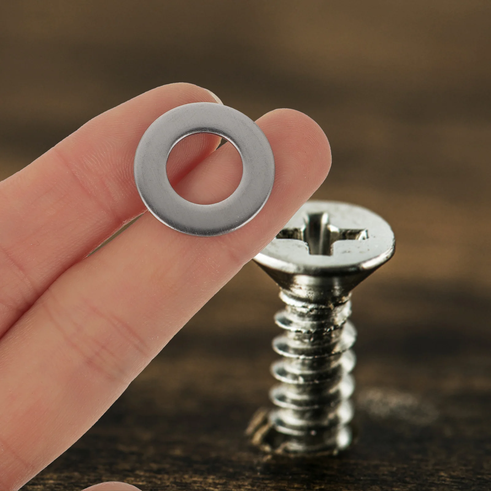 

200Pcs M5 M6 M8 M10 Stainless Steel Washers Set Flat Spring Metal Fasteners Diy Accessories