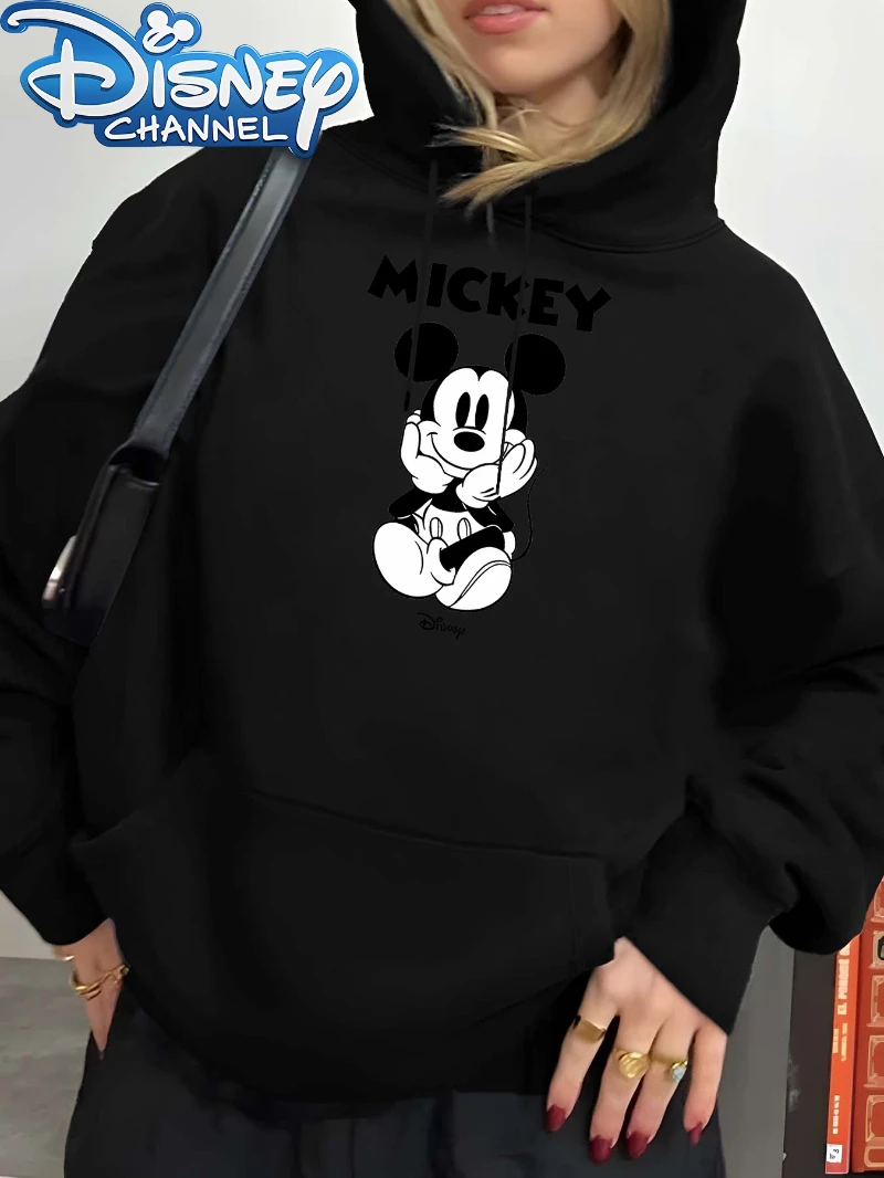 

Potdemiel Disney Official Hooded Sweatshirt Soft Casual Pullover All-Season Comfort Machine Washable Cozy Fall Winter