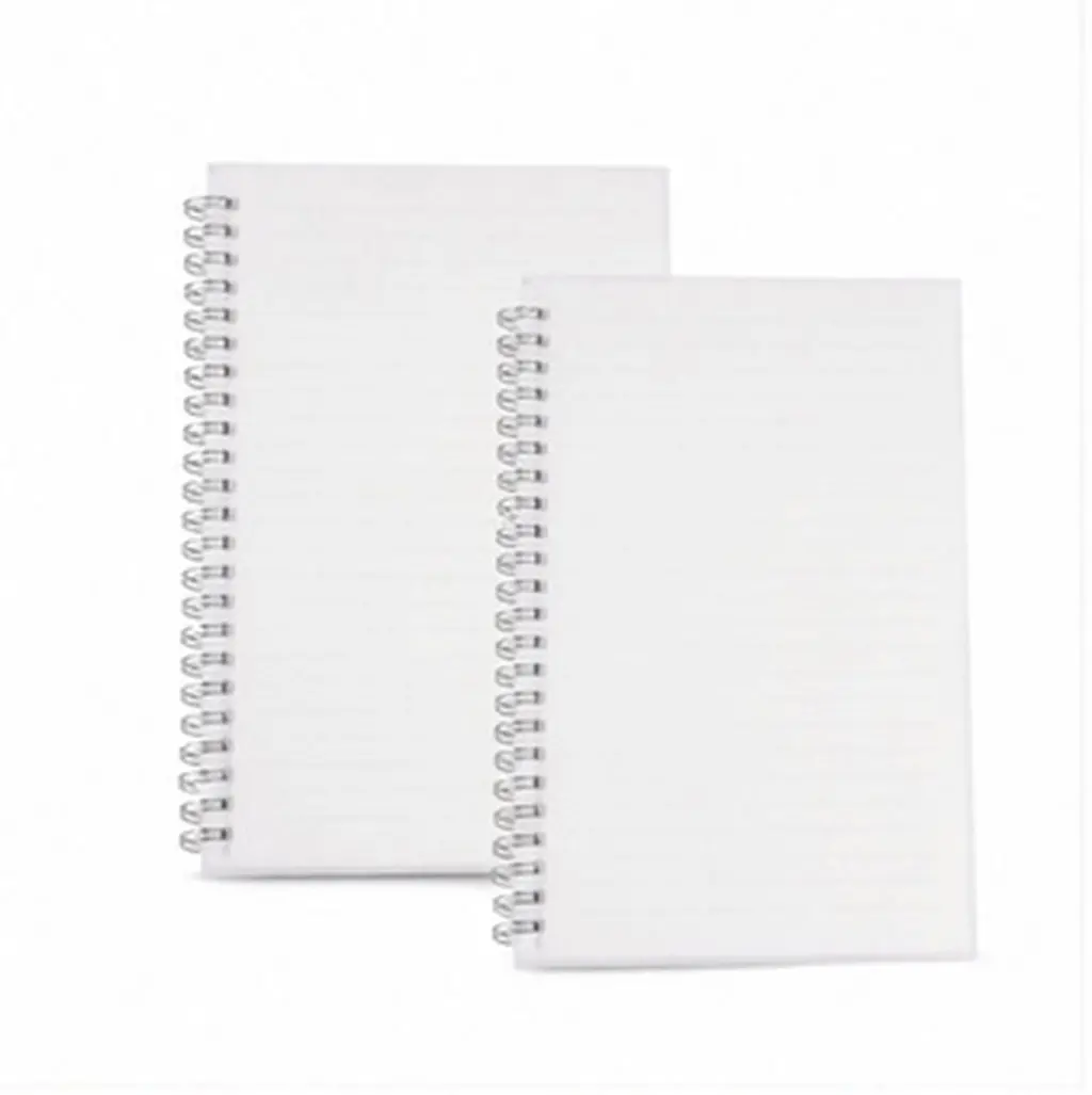 2Pcs Spiral Notebook Minimalist Journal Diary Notepad with Thick Protective Cover Smooth Writing Surface Great for School Office
