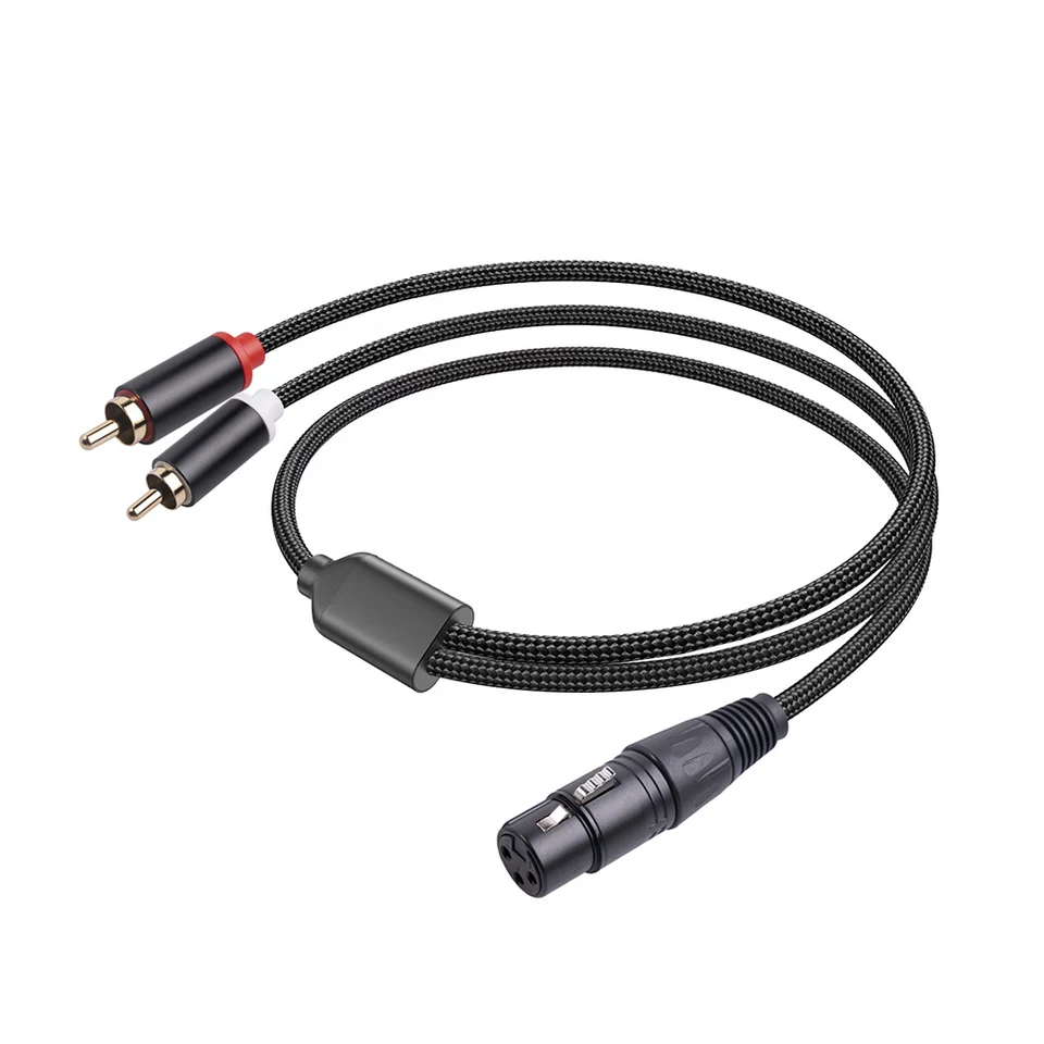 ZAOLLA】XLR(メス)－RCA 3m (ペア) オーディオケーブル 【公式通販】