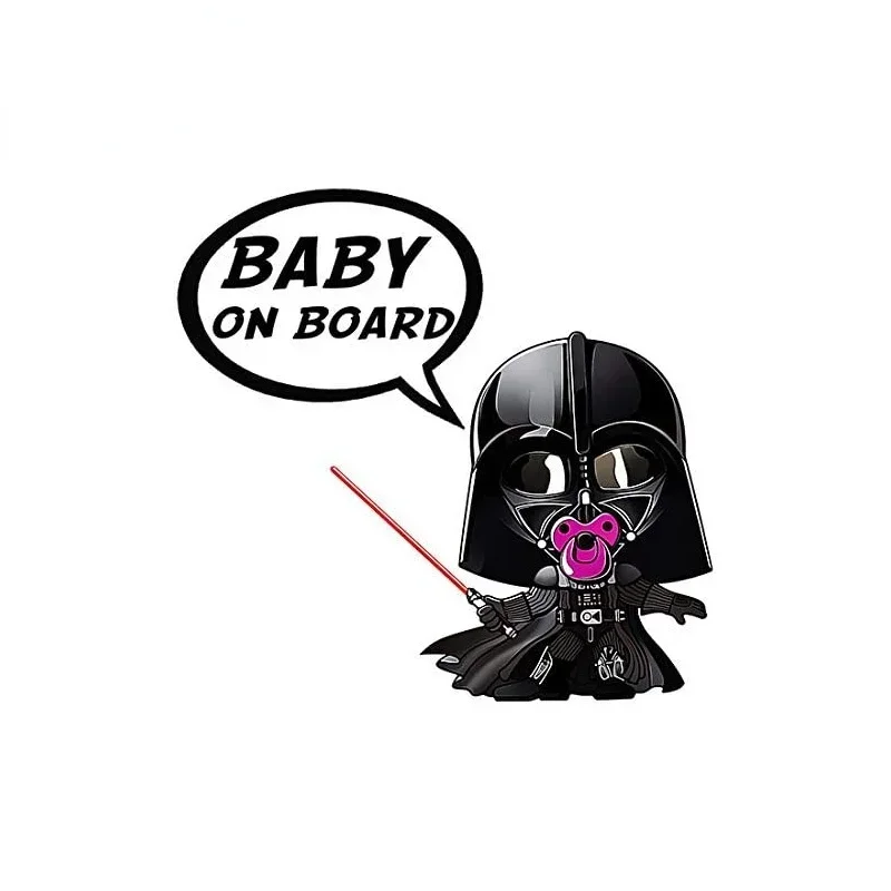 Baby on Board Signs Car Sticker, calcomanía decorativa, Baby Groot a bordo, pegatina a todo Color, protector solar impermeable, accesorios para