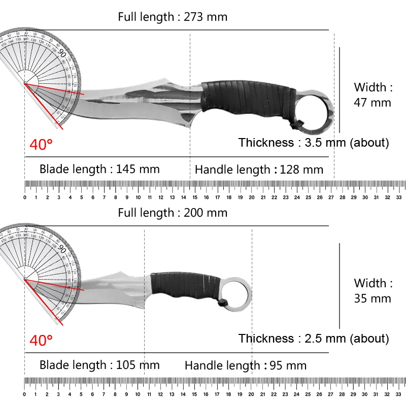 Professional Forged Stainless Steel Kitchen Knife Multifunctional Meat Cleaver Fruit Vegetables Boning BBQ Cutter with Sheath