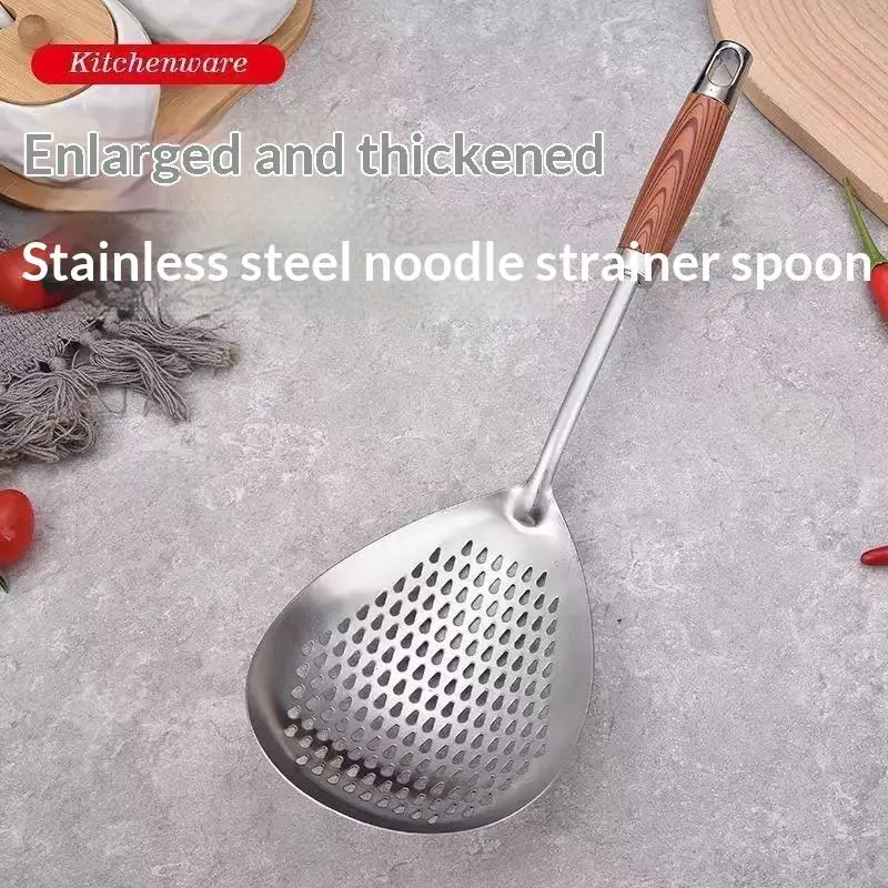 Stainless Steel Spider Strainer Skimmer Colander Sieve 1PC for Seafood Boiling Deep Frying Home Kitchen Use