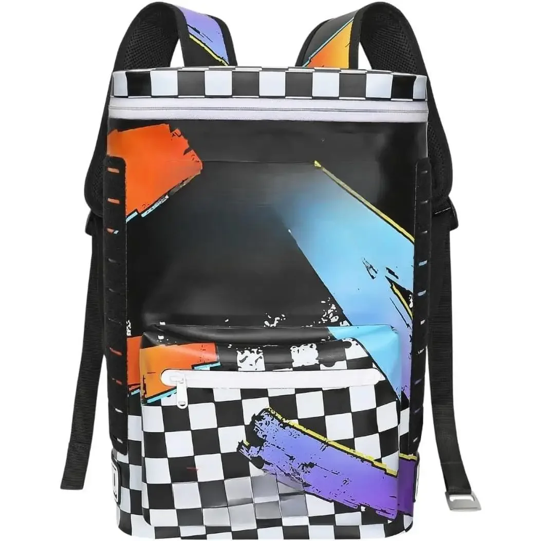 مبرد W_Coolers للتخييم والسفر والشاطئ وصندوق غداء ناعم للأطعمة والمشروبات والثلج، محمول ومقاوم للماء حقيبة معزولة 24 ساعة