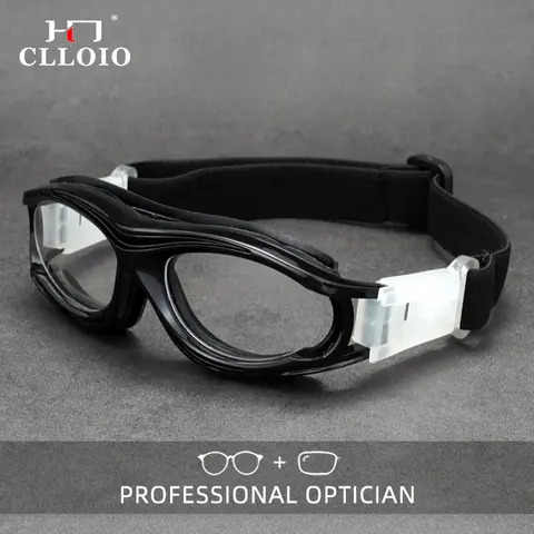 CLLOIO Sporty Anti-Collision Myopia Glasses For Basketball Football Cycling Running Men Progressive Prescription Reading Glasses