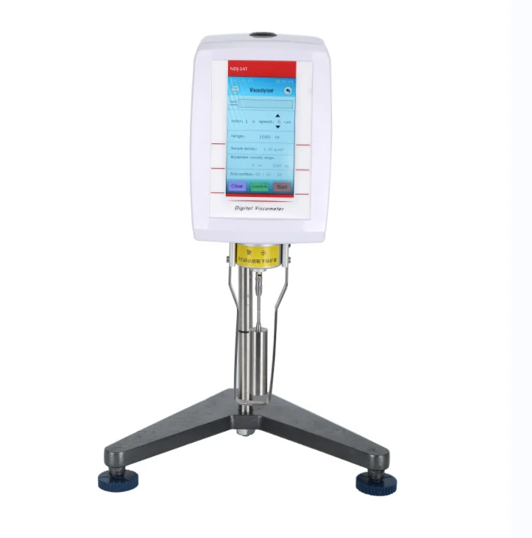 Lab Instrument Rotary Pointer Viscometer High Precision Paint Viscosity Tester With Temperature Sensor Cosmetics Oil Testing