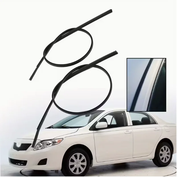 Left  Right Car Roof Rubber Drip 136cm Side Finish Moulding Seal Strip Trim For Toyota Corolla Sedan E18 2007 - 2013 75555-02110