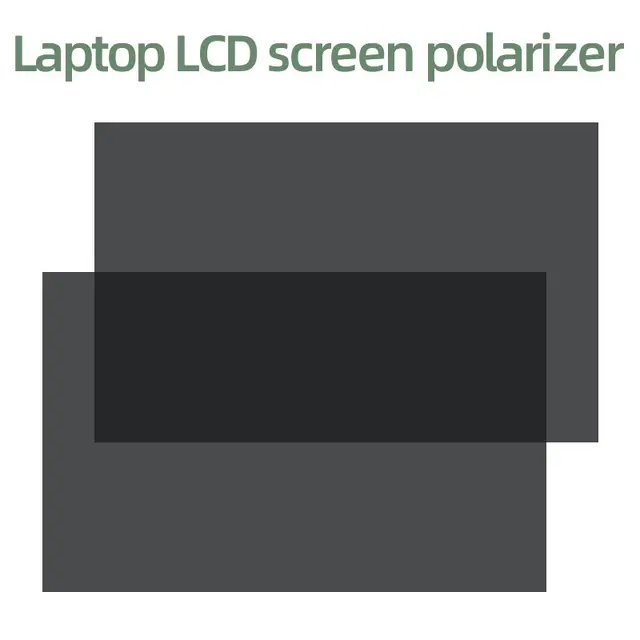 Folia polaryzacyjna do laptopa z matowym wyświetlaczem LCD o przekątnej 15,6-24 cali, 0% połysku °   45 °   90 °   135 °   Części do naprawy ekranów laptopów, polaryzacyjne, do filmów, 10 sztuk
